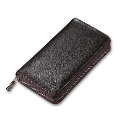 Genuine Leather Long Wallet