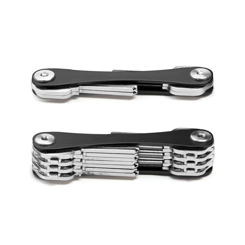 Aluminum Portable Folder Keys Wallet